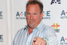 Darrell Sheets, participant à l'émission américaine Storage Wars, à New York, en 2012.