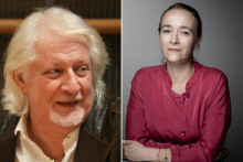 Patrick Sébastien et Delphine Ernotte