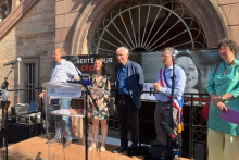Cécile Kohler et Jacques Paris à Soultz (Haut-Rhin), le 25 avril 2026.