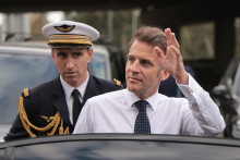 Emmanuel Macron en Grèce le 25 avril 2026