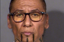 Nathan Chasing Horse dans "Danse avec les loups" sur une photo prise par la police après son arrestation le 1er février 2023.