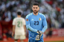 Le gardien de but Luca Zidane lors du quart de finale de la CAN opposant l'Algérie au Nigeria au Grand Stade de Marrakech, le 10 janvier 2026.