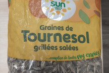 Des graines de tournesol grillées et salées de la marque Sun rappelées