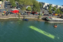 Un bus tombé dans la Seine à Juvisy-sur-Orge