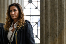 Coline Berry à la cour d'appel de Lyon, en mai 2024.