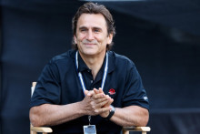 Alessandro Zanardi lors de la 97e édition des 500 miles d'Indianapolis, le 24 mai 2013 à Indianapolis.