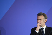Emmanuel Macron, à Athènes en Grèce le 25 avril 2026