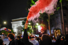 Les supporters du PSG dans la soirée du mercredi 6 mai 2026.