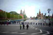 Le défilé militaire du 9-Mai en Russie, le samedi 9 mai 2026.
