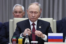 Vladimir Poutine au Kirghizstan ce jeudi 27 novembre.