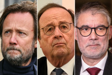 Boris Vallaud, François Hollande et Olivier Faure