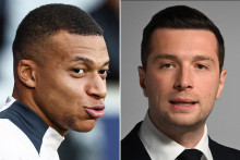 Kylian Mbappé et Jordan Bardella.