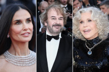 Demi Moore, Peter Jackson et Jane Fonda sur le tapis rouge du Festival de Cannes, le 12 mai 2026.