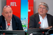 François Lenglet face à Éric Coquerel dans le studio de RTL le 13 mai 2026