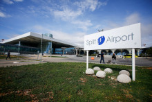 L'aéroport de Split, en Croatie, en 2019