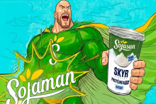 Cature d'écran de la pub Sojasun
