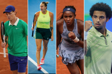 Jannik Sinner, Aryna Sabalenka, Coco Gauff et Arthur Fils.