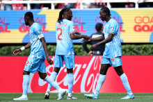 Les joueurs de la sélection congolaise au Mexique dans un match de qualification pour le Mondial 2026, le 31 mars 2026
