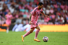 L'Argentin Lionel Messi avec l'Inter Miami contre Philadelphie en MLS, le 24 mai 2026 en Floride.