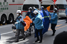 Les secours dans le quartiers de Ginza à Tokyo le 25 mai 2026