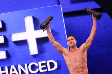 Kristian Gkolomeev a battu le record du monde du 50 m nage libre aux Enhanced Games, le 24 mai 2026