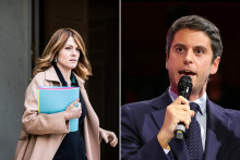 Maud Bregeon et Gabriel Attal