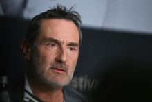 Gilles Lellouche lors de la conférence de presse du film "Moulin" le 18 mai 2026 au Festival de Cannes.