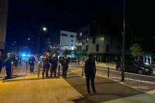 Le lieu de la fusillade dans le quartier Mistral de Grenoble le 26 mai 2026.