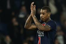Presnel Kimpembe, au Parc des Princes à Paris, le 19 février 2025.