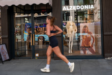 Une femme en train de faire du sport (Illustration)