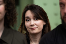 Xenia Fedorova photographiée le 12 avril 2025 à Paris.