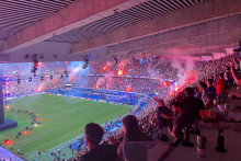 Le Parc des Princes célèbre après la victoire du PSG en finale de Ligue des champions, le 30 mai 2026.