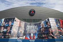 Le Parc des Princes après la victoire du PSG en Ligue des champions, le 31 mai 2026