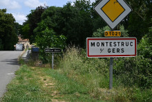 Montestruc-sur-Gers, dans le sud-ouest de la France, la ville de résidence de Jérôme B., le principal suspect dans la disparition de Lyhanna, une collégienne de 11 ans.