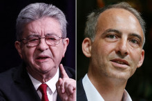 Jean-Luc Mélenchon et Raphaël Glucksmann