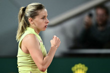 La Polonaise Maja Chwalinska lors de sa demi-finale de Roland-Garros contre la Russe Diana Shnaider, le 4 juin 2026.