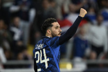 Rayan Cherki, buteur face à la Côte d'Ivoire avec l'équipe de France en match de préparation à la Coupe du monde, le 4 juin 2026.