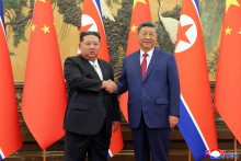 Xi Jinping reçoit le leader nord-coréen Kim Jong Un en Chine, en septembre 2025.