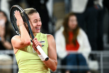 La Polonaise Maja Chwalinska lors de sa demi-finale de Roland-Garros contre la Russe Diana Shnaider, le 4 juin 2026.