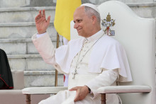 Le pape Léon XIV, le 21 avril 2026