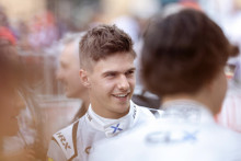 Adrien Closmesnil lors du pesage au Mans