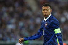 Kylian Mbappé avec les Bleus à Nantes le 4 juin 2026