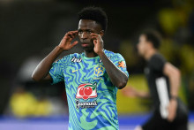 Le footballeur Vinicius Jr lors de l'échauffement avant Brésil-Panama, au stade Maracana de Rio de Janeiro (Brésil), le 31 mai 2026.