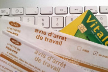 Un arrêt de travail (Illustration)