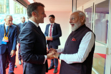 Emmanuel Macron et Narendra Modi le 14 juin 2026 à Nice