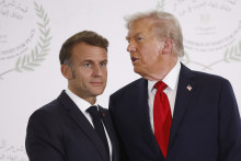 Emmanuel Macron et Donald Trump le 13 octobre 2025