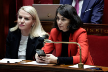 Aurélie Trouvé, députée insoumise de Seine-Saint-Denis, à l'Assemblée nationale