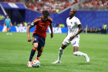Lamine Yamal, entré en jeu pour l'Espagne, face au Cap-Vert en Coupe du monde, le 15 juin 2026 à Atlanta.