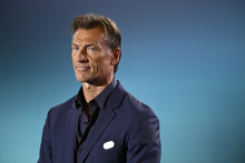 Hervé Renard lors du tirage au sort du tournoi olympique de football, le 20 mars 2024 à Saint-Denis.