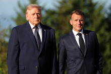 Donald Trump et Emmanuel Macron au G7 à Evian le 15 juin 2026.